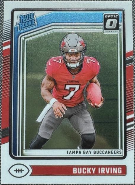Bucky Irving #216 Football Cards 2024 Panini Donruss Optic