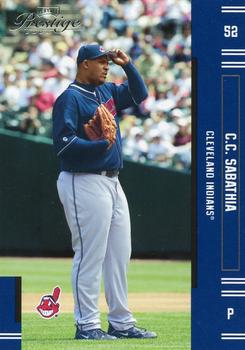 C.C. Sabathia #52 2005 Playoff Prestige Baseball