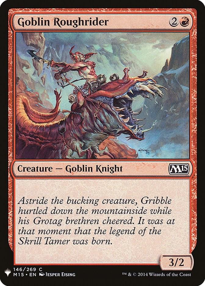 Goblin Roughrider (Magic The List Reprints)