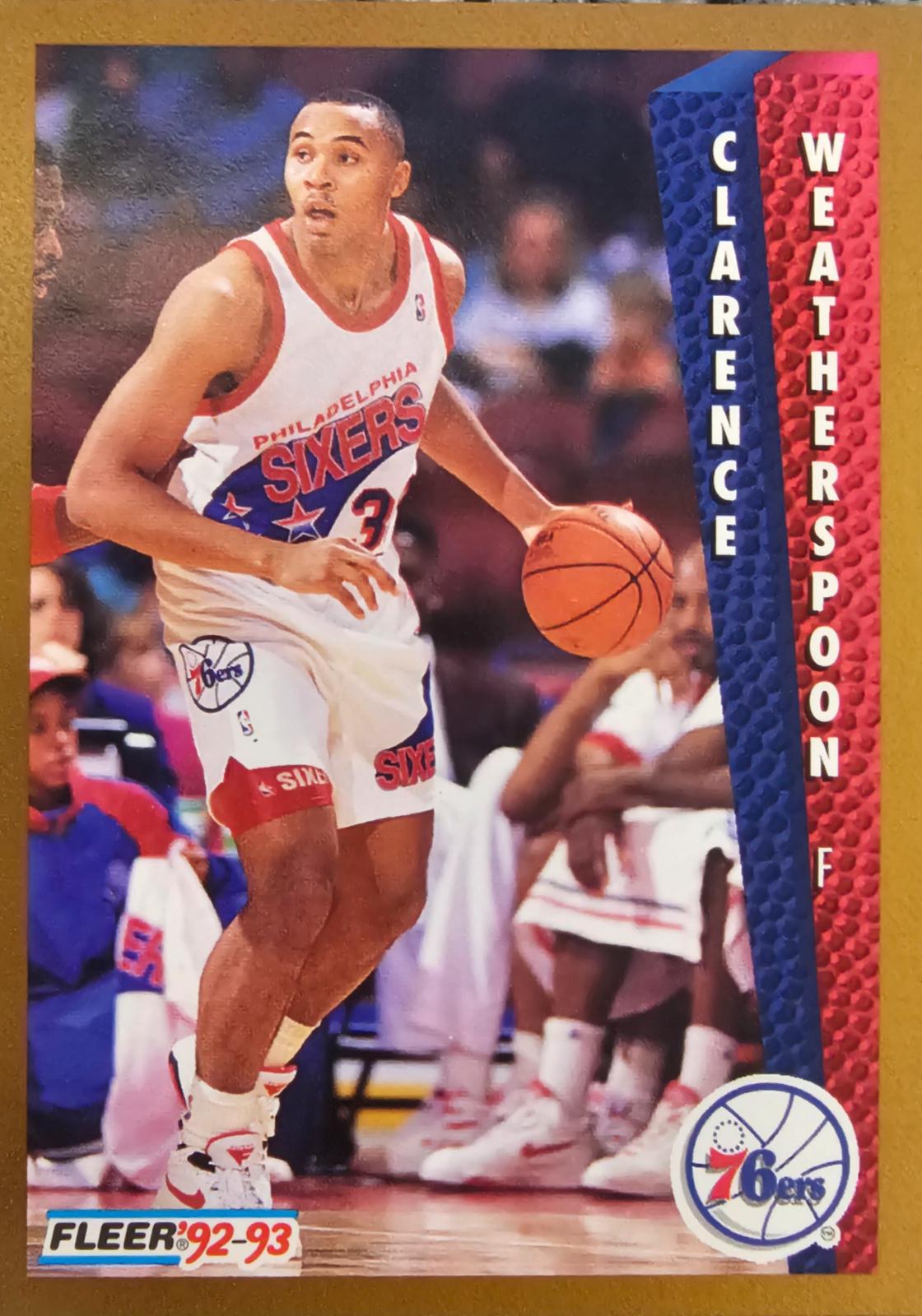Clarence Weatherspoon #409 Basketball Cards 1992 Fleer