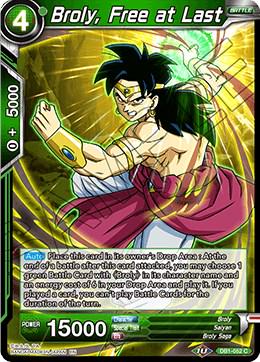 Broly, Free at Last DB1-052 Dragon Ball Super Dragon Brawl