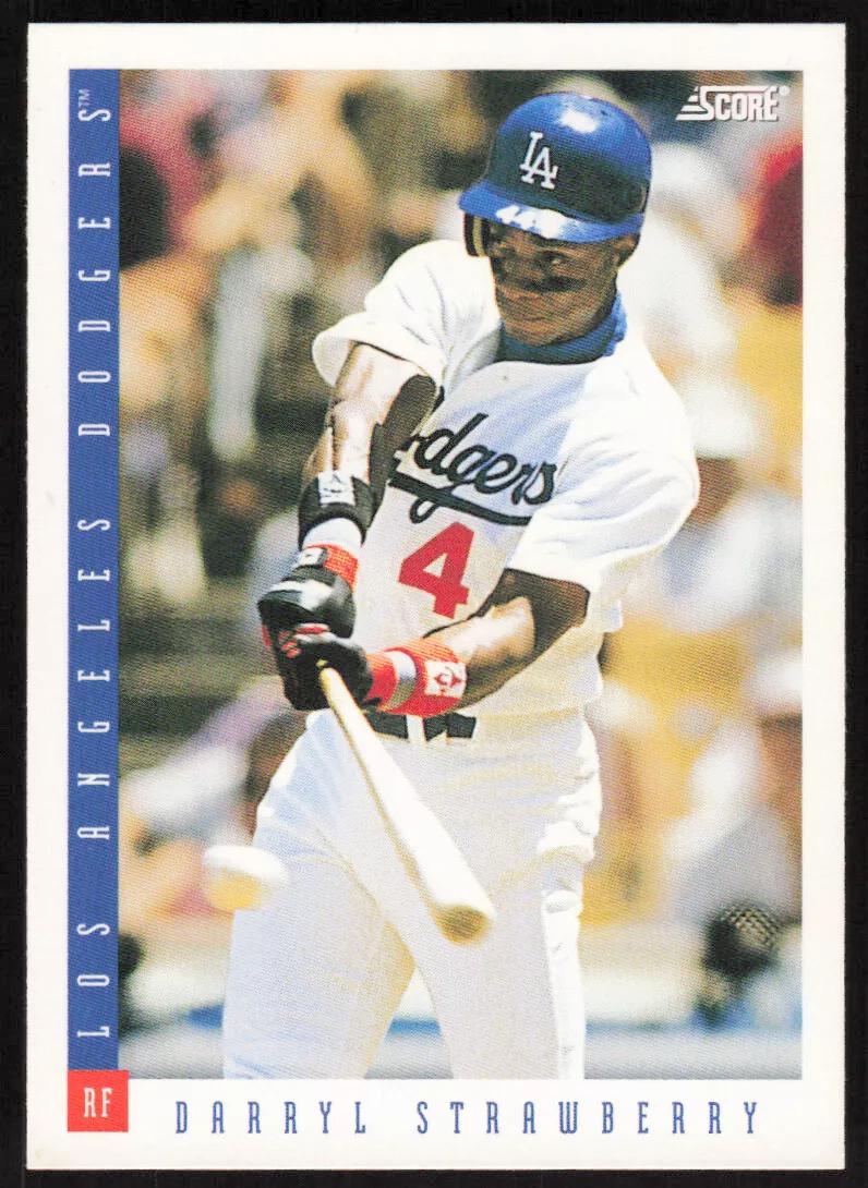 Darryl Strawberry #42 1993 Score Baseball