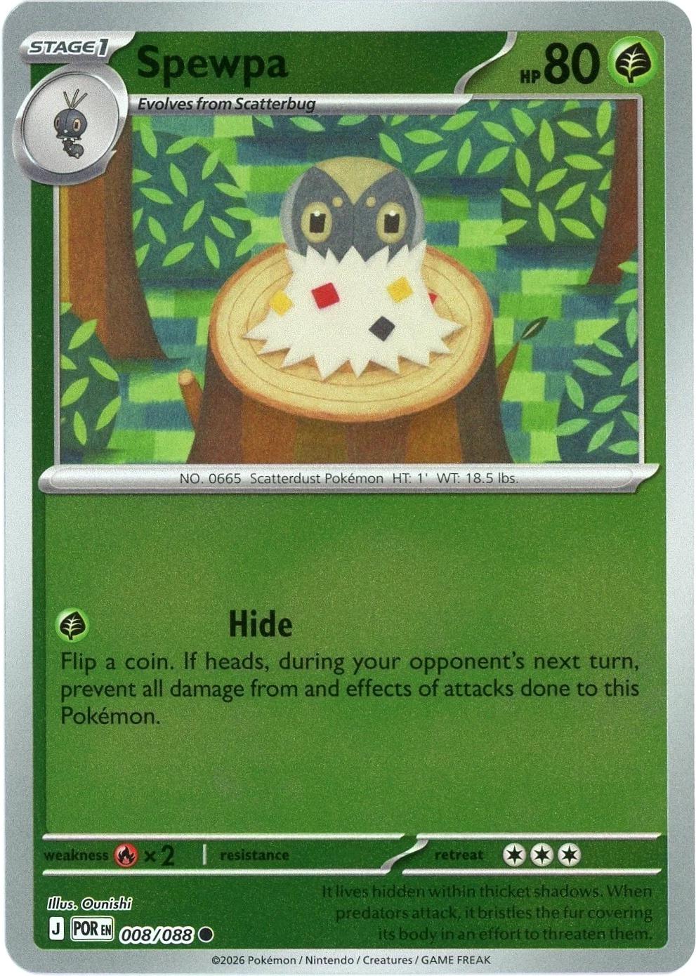 Spewpa [Reverse Holo] #8