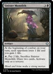 Sinister Monolith [Foil] #113