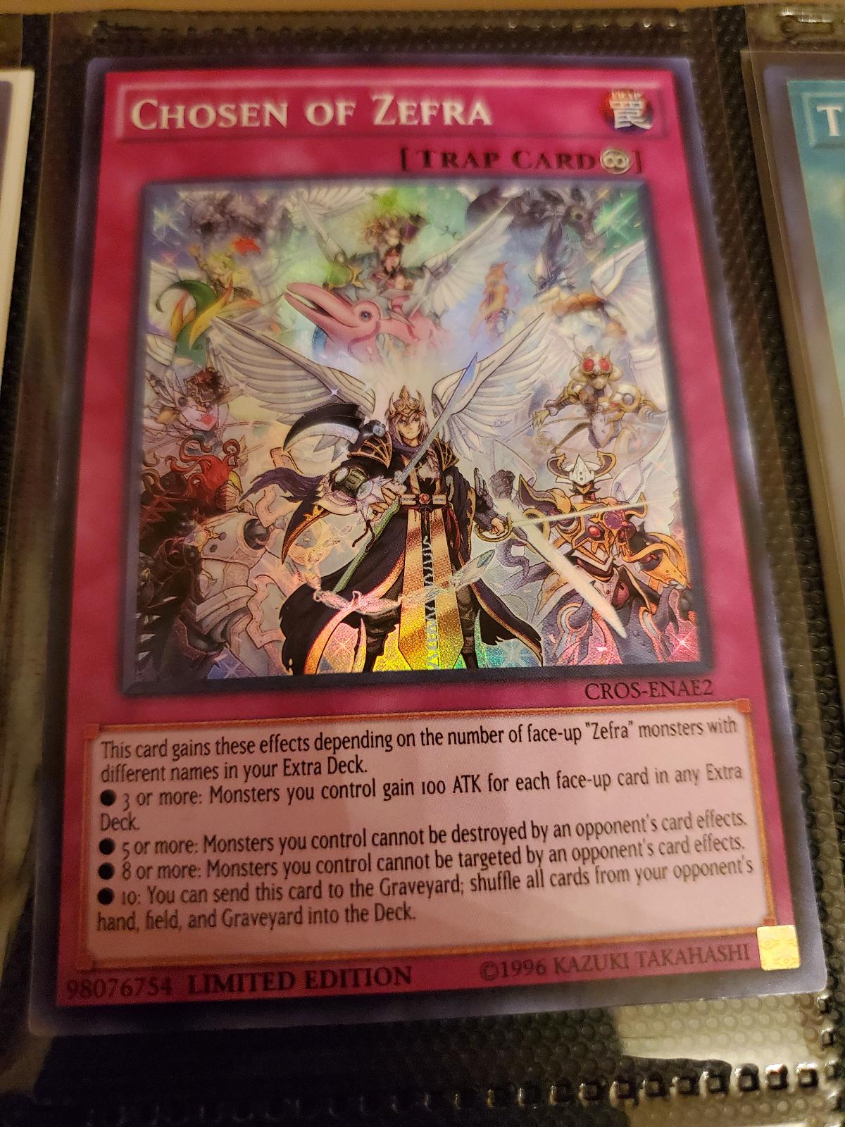 Chosen of Zefra CROS-ENAE2 YuGiOh Crossed Souls Advance Edition
