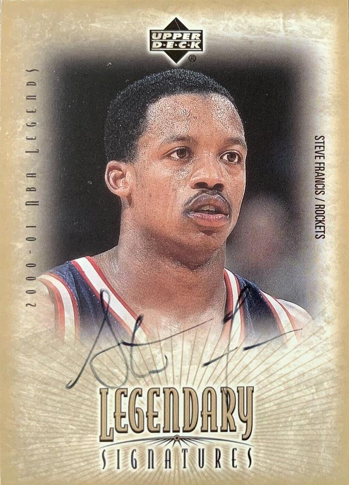 Steve Francis #SF 2000-01 Upper Deck Legends Basketball Legendary Signatures