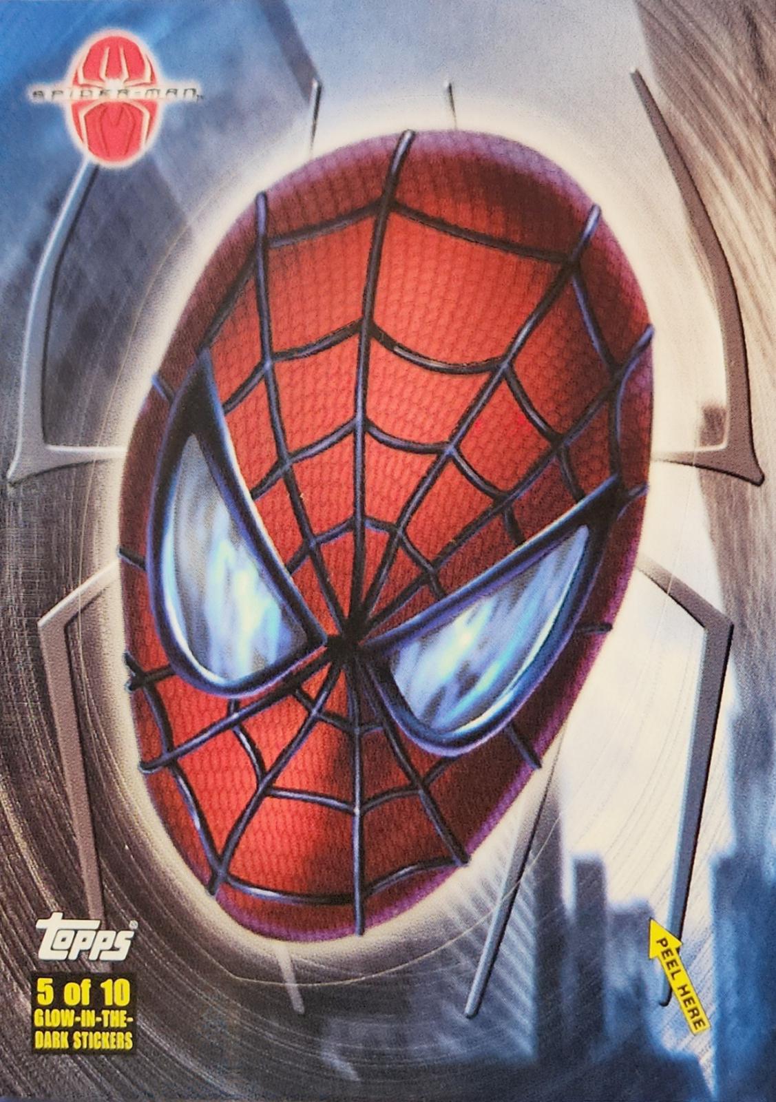 Spider-Man's Head [Spider-Sense Glow Puzzle Stickers] #5 Prices ...