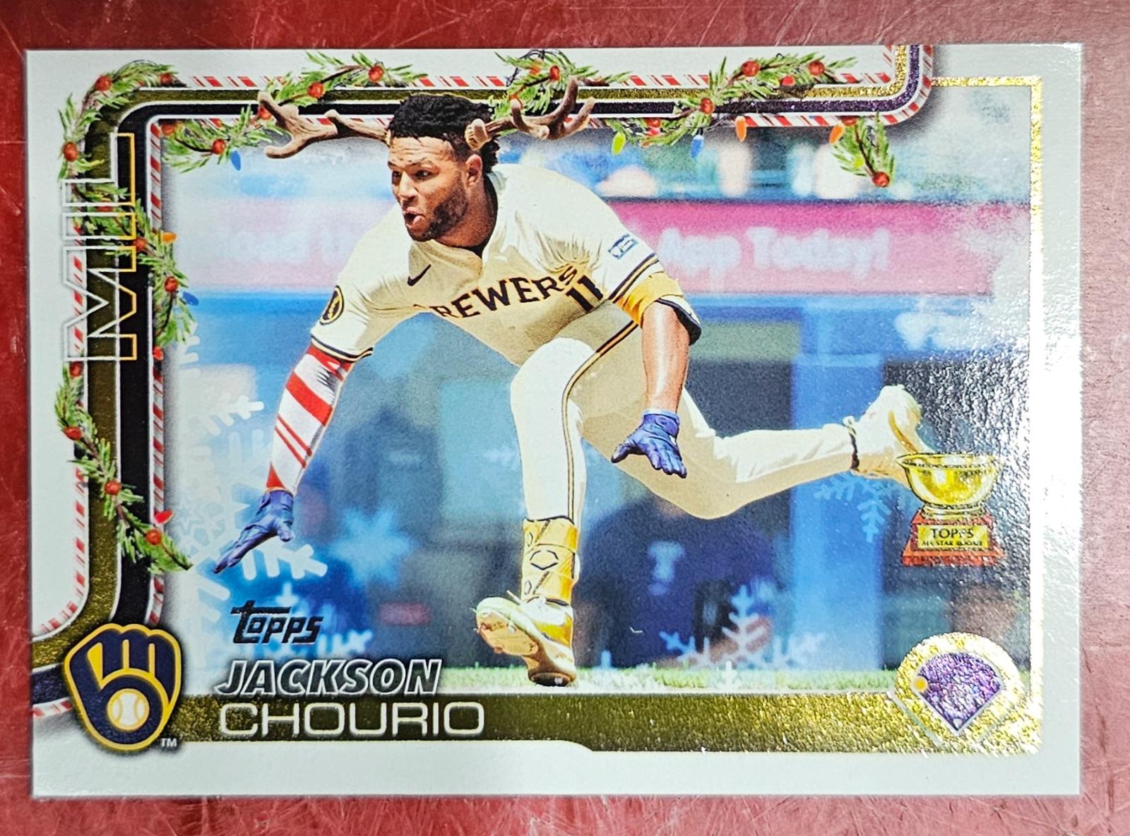 Jackson Chourio [SP] #H182 Prices | 2025 Topps Holiday | Baseball