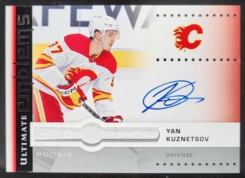 Yan Kuznetsov #UER-YK 2024 Ultimate Collection Emblems Rookie Autograph Hockey