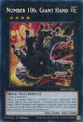 Number 106: Giant Hand [Quarter Century Secret Rare] RA04-EN066