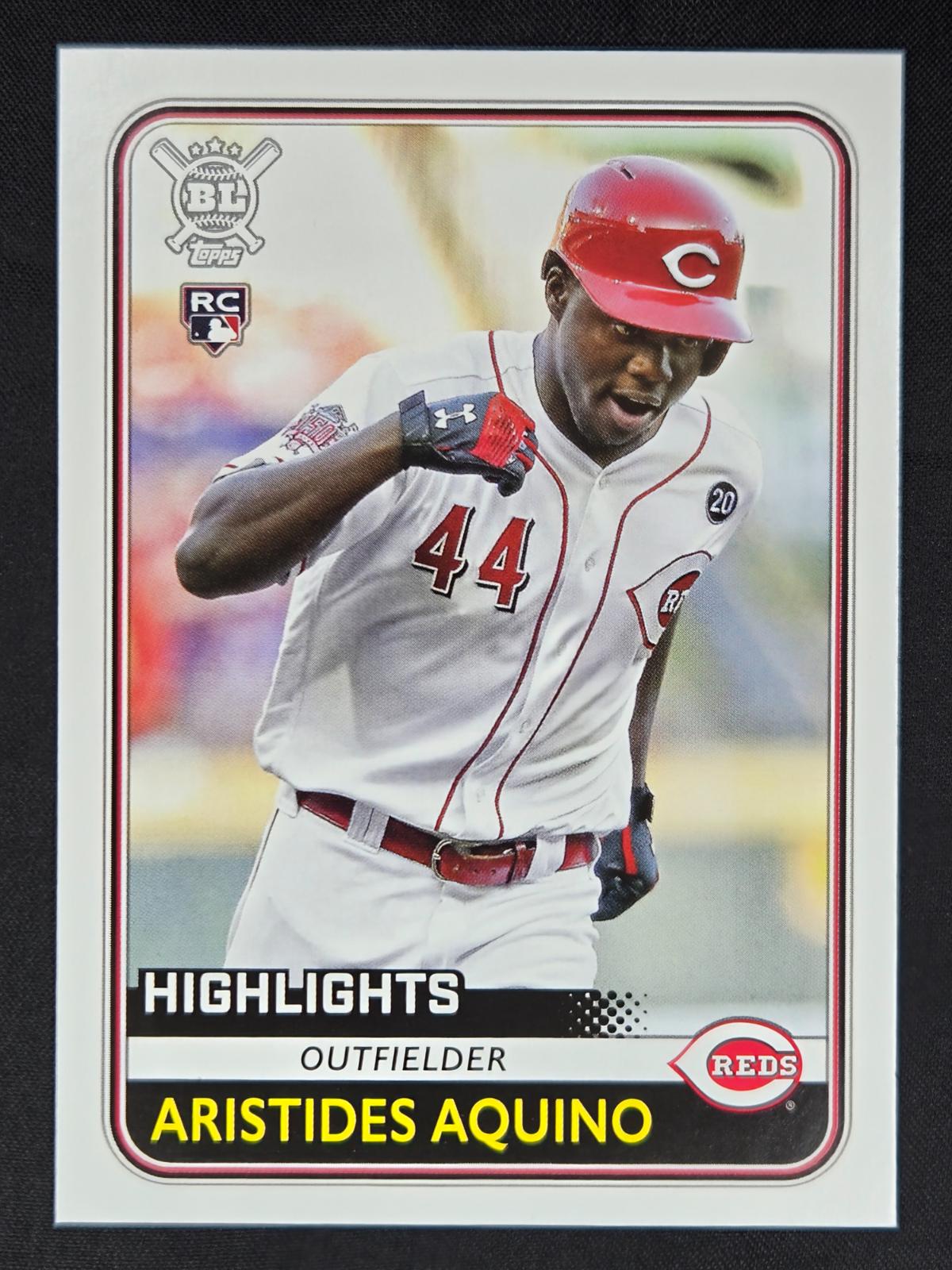 Aristides Aquino #298 2020 Topps Big League Baseball
