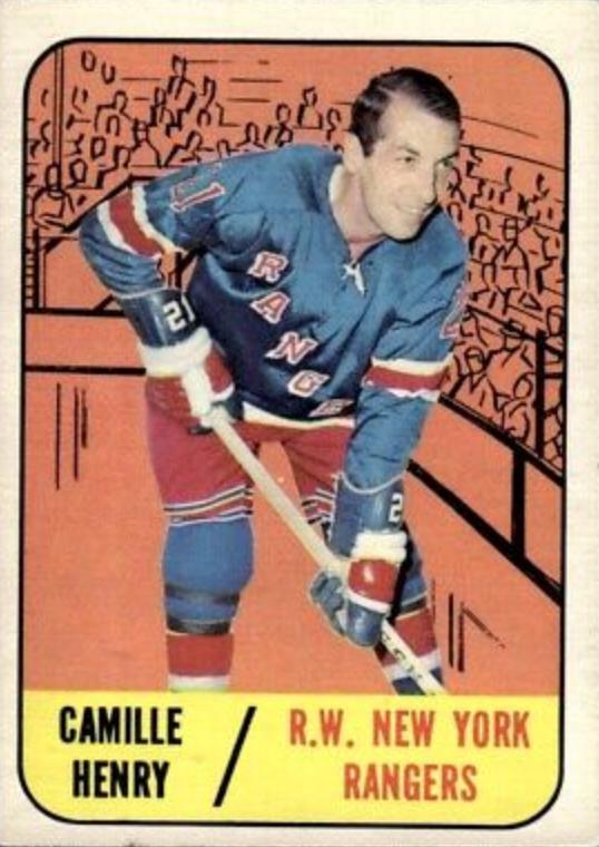 Camille Henry #26 Hockey Cards 1967 Topps