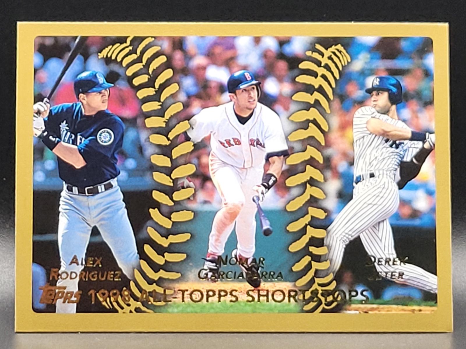 Alex Rodriguez / Nomar Garciaparra / Derek Jeter #452 1999 Topps Chrome Baseball