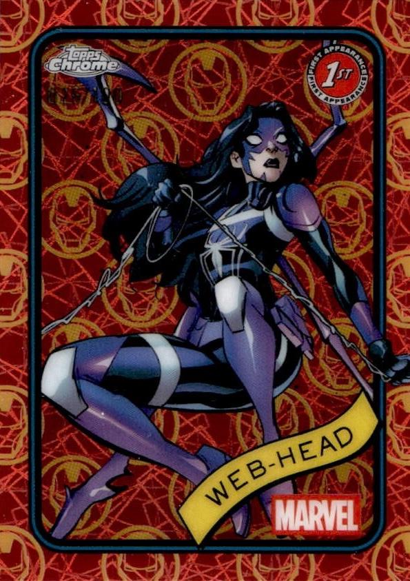 Web-Head Iron Man Red & Gold Lazer Refractor
