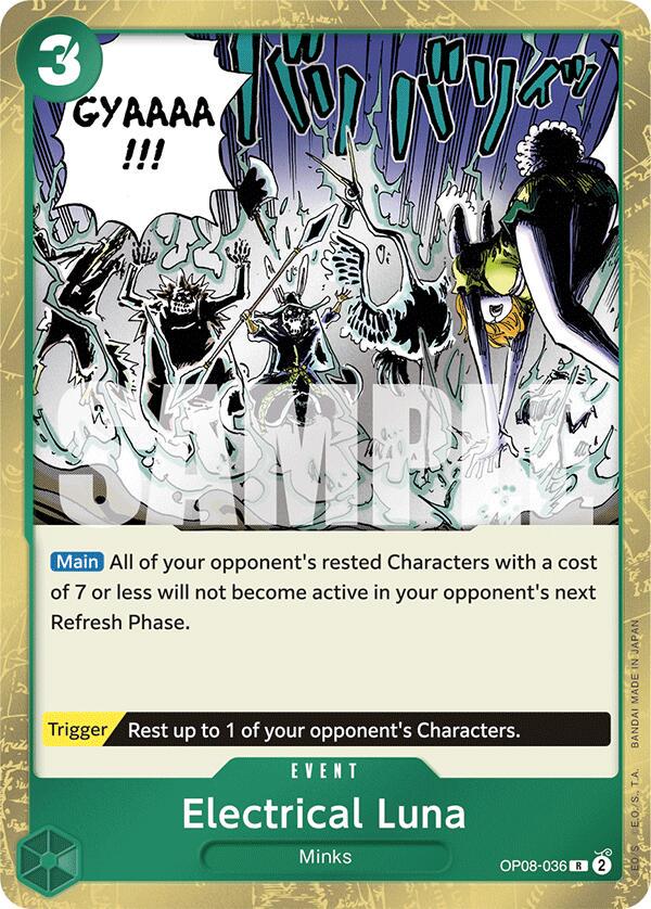 Electrical Luna OP08-036 One Piece Two Legends