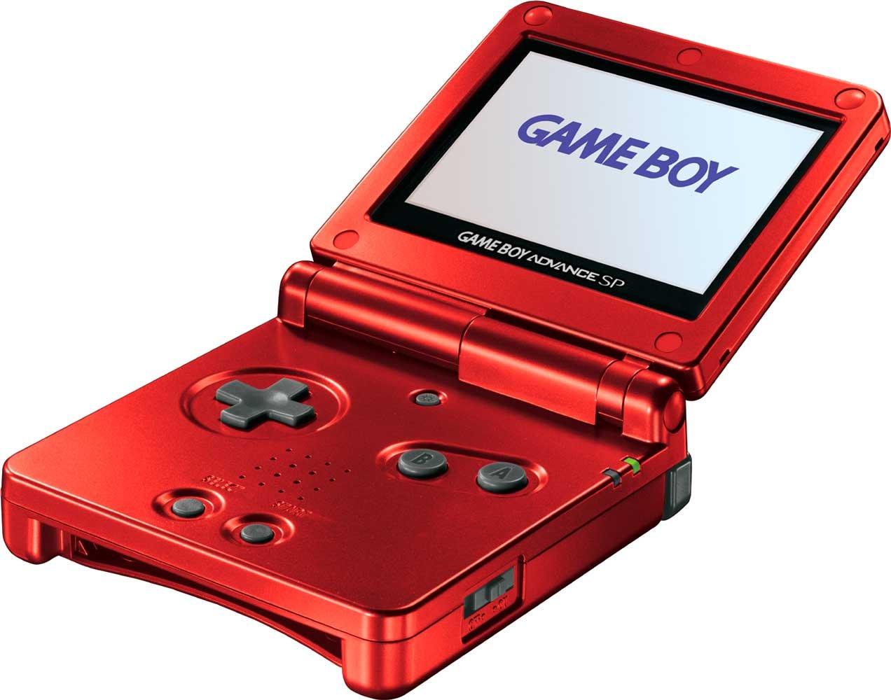 Gameboy Advance SP Flame Red PAL GameBoy Advance