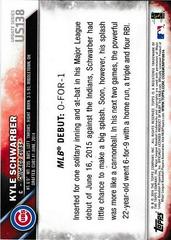 Back Of Card | Kyle Schwarber Baseball Cards 2016 Topps Update