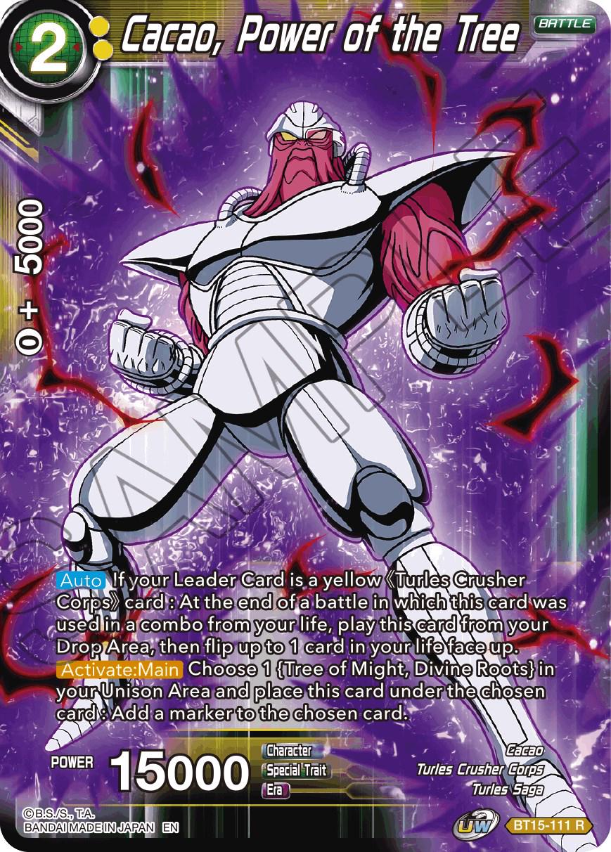 Cacao, Power of the Tree BT15-111 Dragon Ball Super Saiyan Showdown