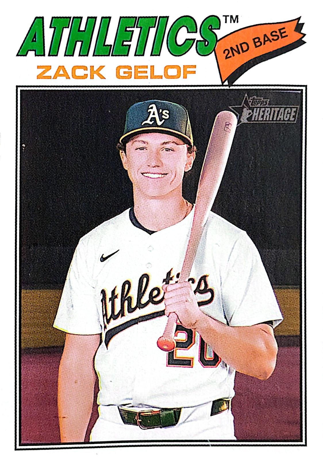 Zack Gelof #186 2026 Topps Heritage Baseball