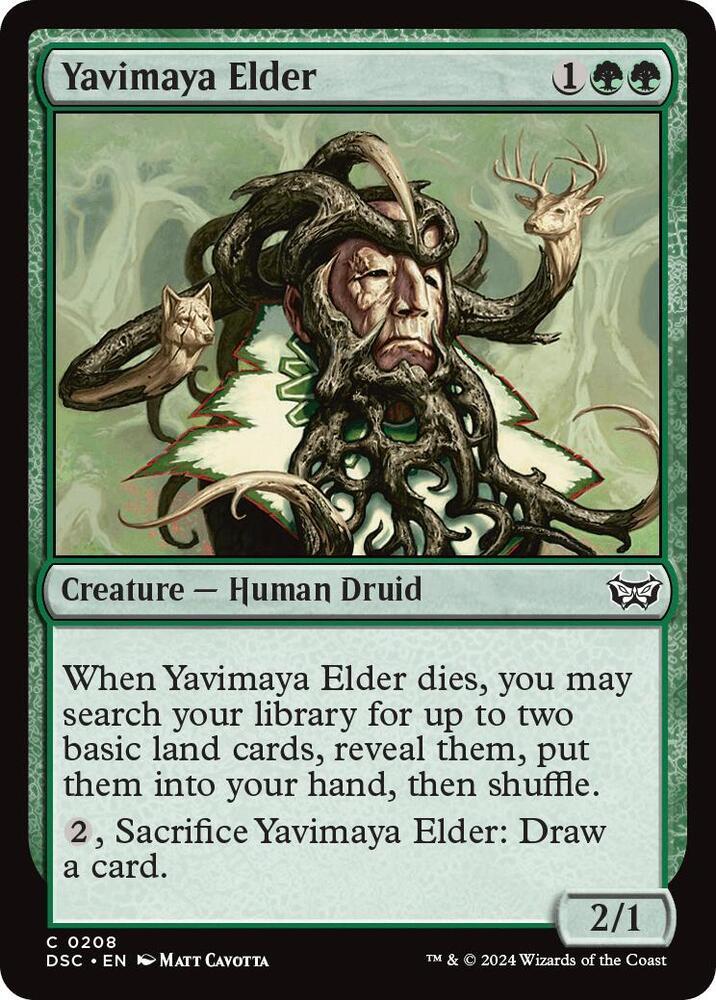 Yavimaya Elder (Magic Duskmourn: House of Horror Commander)