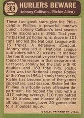 Hurlers Beware #309 Prices | 1967 Topps | Baseball Cards
