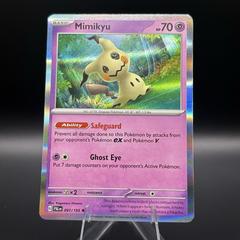 Photo Showing Holo | Mimikyu Pokemon Paldean Fates
