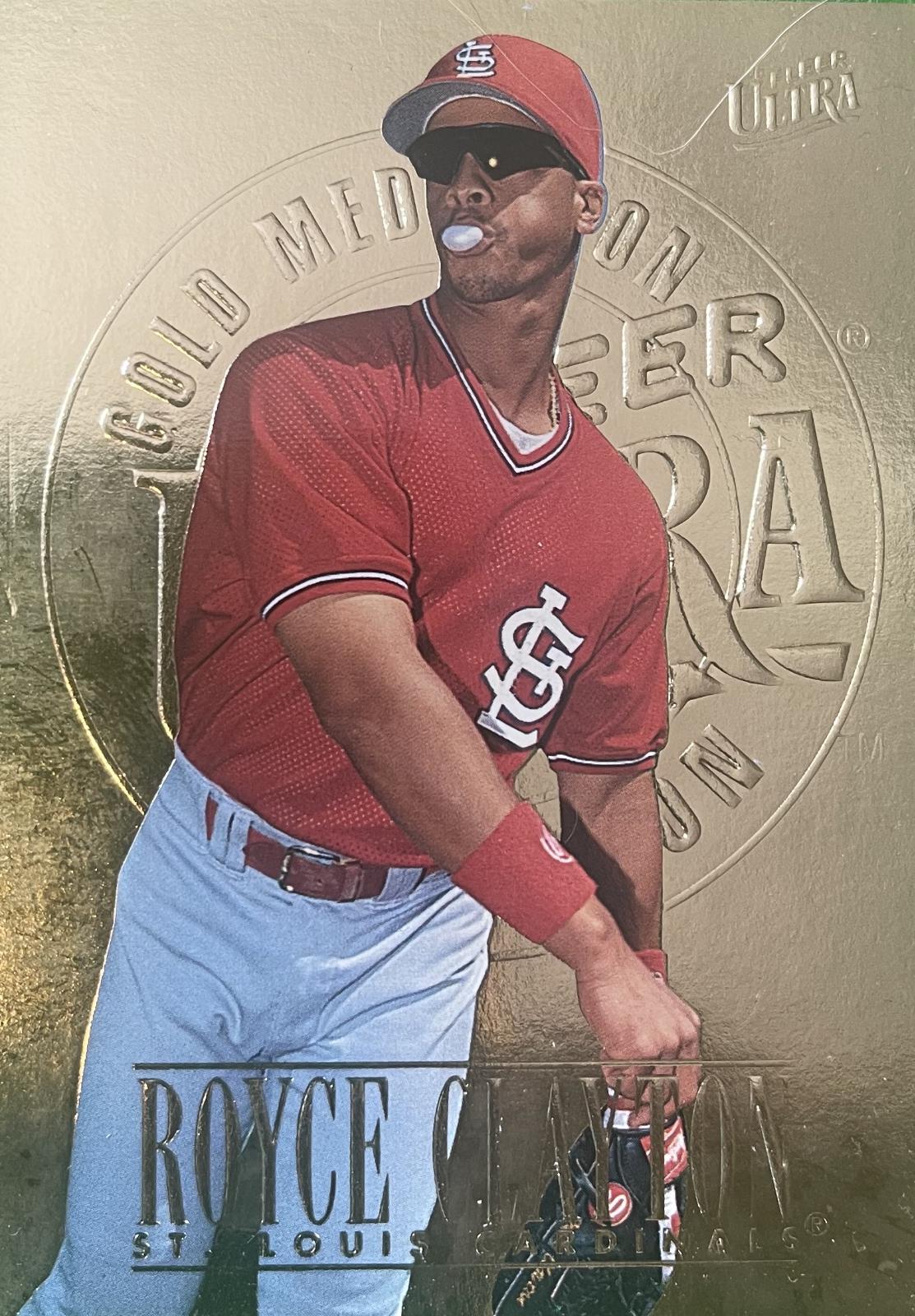 Royce Clayton #544 1996 Ultra Gold Medallion Baseball