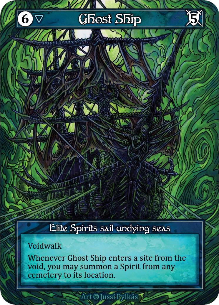 Ghost Ship [Foil] (Sorcery: Contested Realms Alpha)