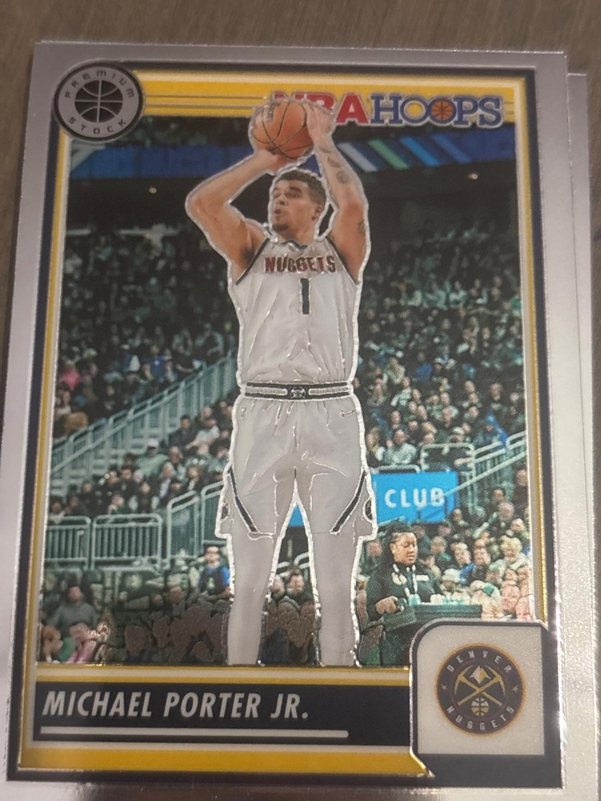 Michael Porter Jr. #113 Basketball Cards 2023 Panini Hoops Premium Stock