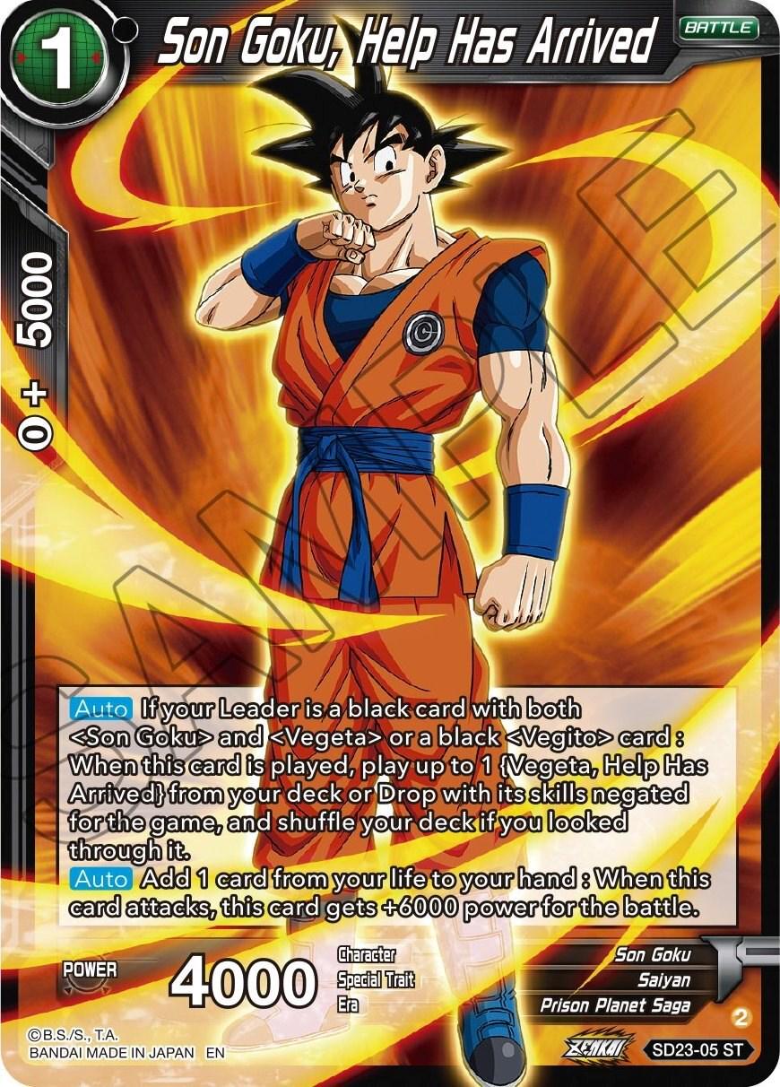 Son Goku, Help Has Arrived SD23-05 Dragon Ball Super Critical Blow