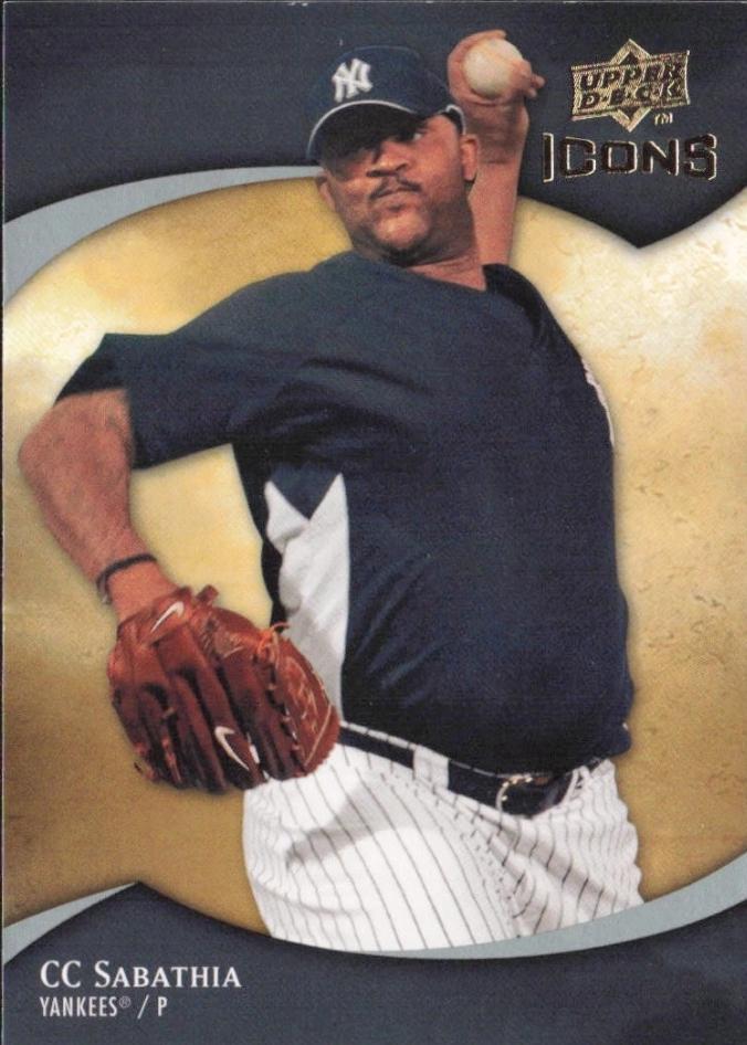 CC Sabathia #18 Baseball Cards 2009 Upper Deck Icons