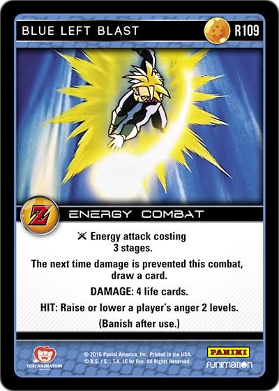 Blue Left Blast R109 Dragon Ball Z Awakening