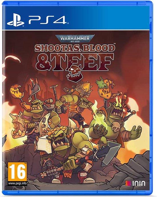 Carátula de WARHAMMER 40,000: SHOOTAS, BLOOD & TEEF (Import) para PS4 (edición PAL España)