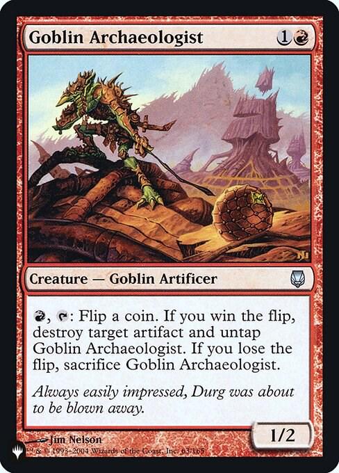Goblin Archaeologist [Foil] (Magic The List Reprints)