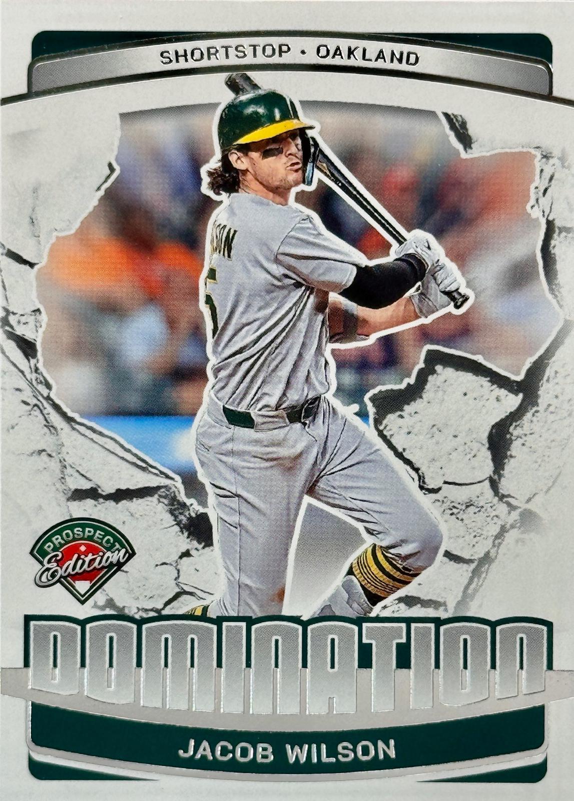 Jacob Wilson #3 2025 Panini Prospect Edition Baseball Domination