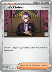 Boss's Orders: Corbeau #183 Pokemon Ascended Heroes Prices