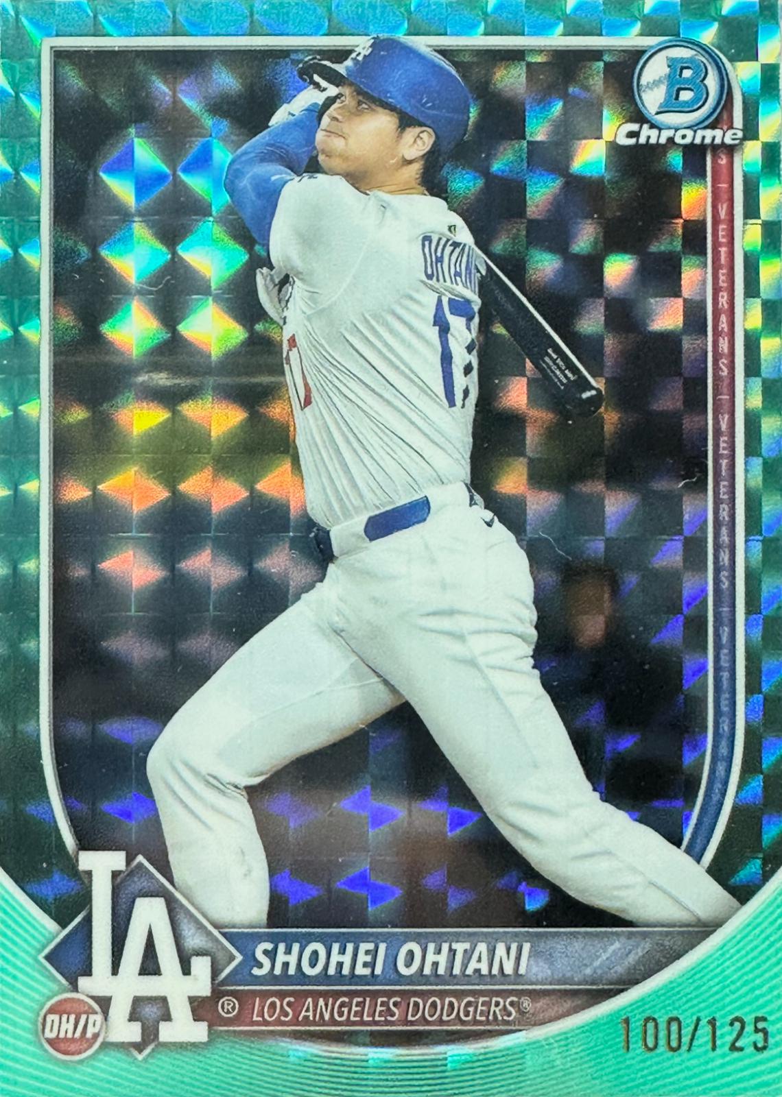 Shohei Ohtani [Aqua Geometric Refractor] #17 Prices | 2025 Bowman