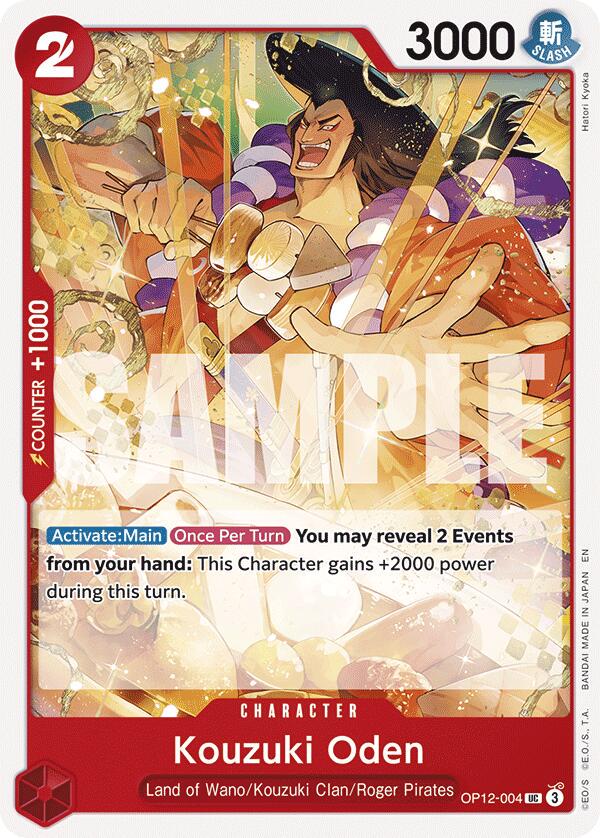 Kouzuki Oden OP12-004 Prices | One Piece Legacy of the Master