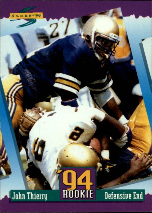 John Thierry #297 1994 Panini Score Football