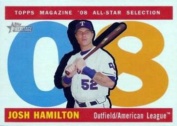 Josh Hamilton #489 2009 Topps Heritage Baseball