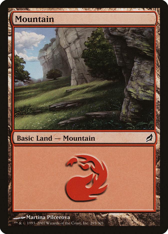 Mountain #295 Magic Lorwyn