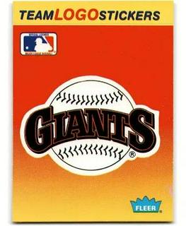 Giants MLB logo sticker
