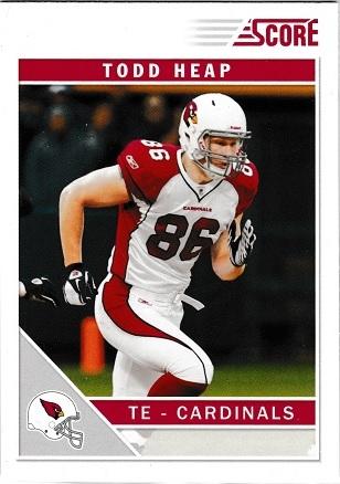 Todd Heap #29 Football Cards 2011 Panini Score