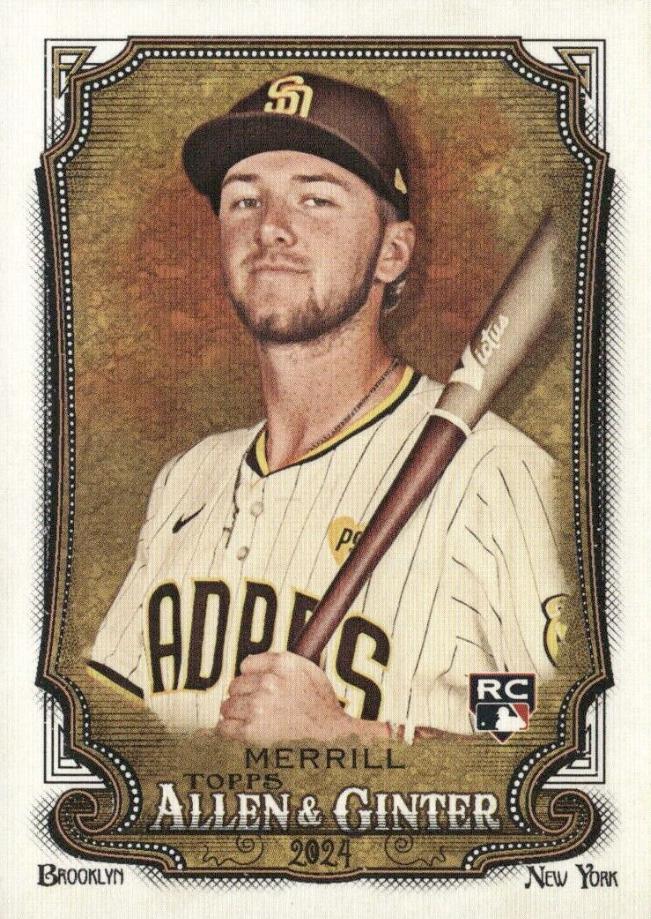 Jackson Merrill #275 Baseball Cards 2024 Topps Allen & Ginter