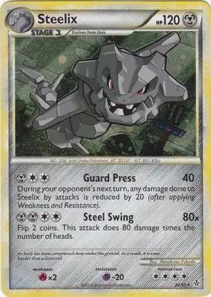 Steelix [Cosmos Holo] #24 Pokémon Card from Pokemon Unleashed Set 