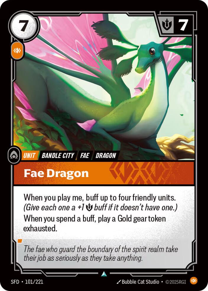 Fae Dragon front