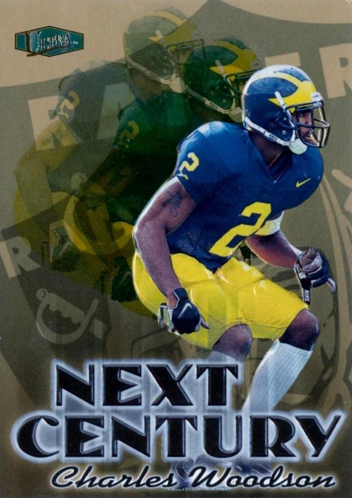 Charles Woodson #3NC Football Cards 1998 Ultra Next Century