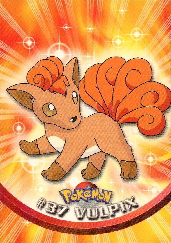 Vulpix #37 (Pokemon 1999 Topps TV)