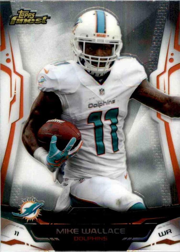 Mike Wallace #6 Football Cards 2014 Topps Finest