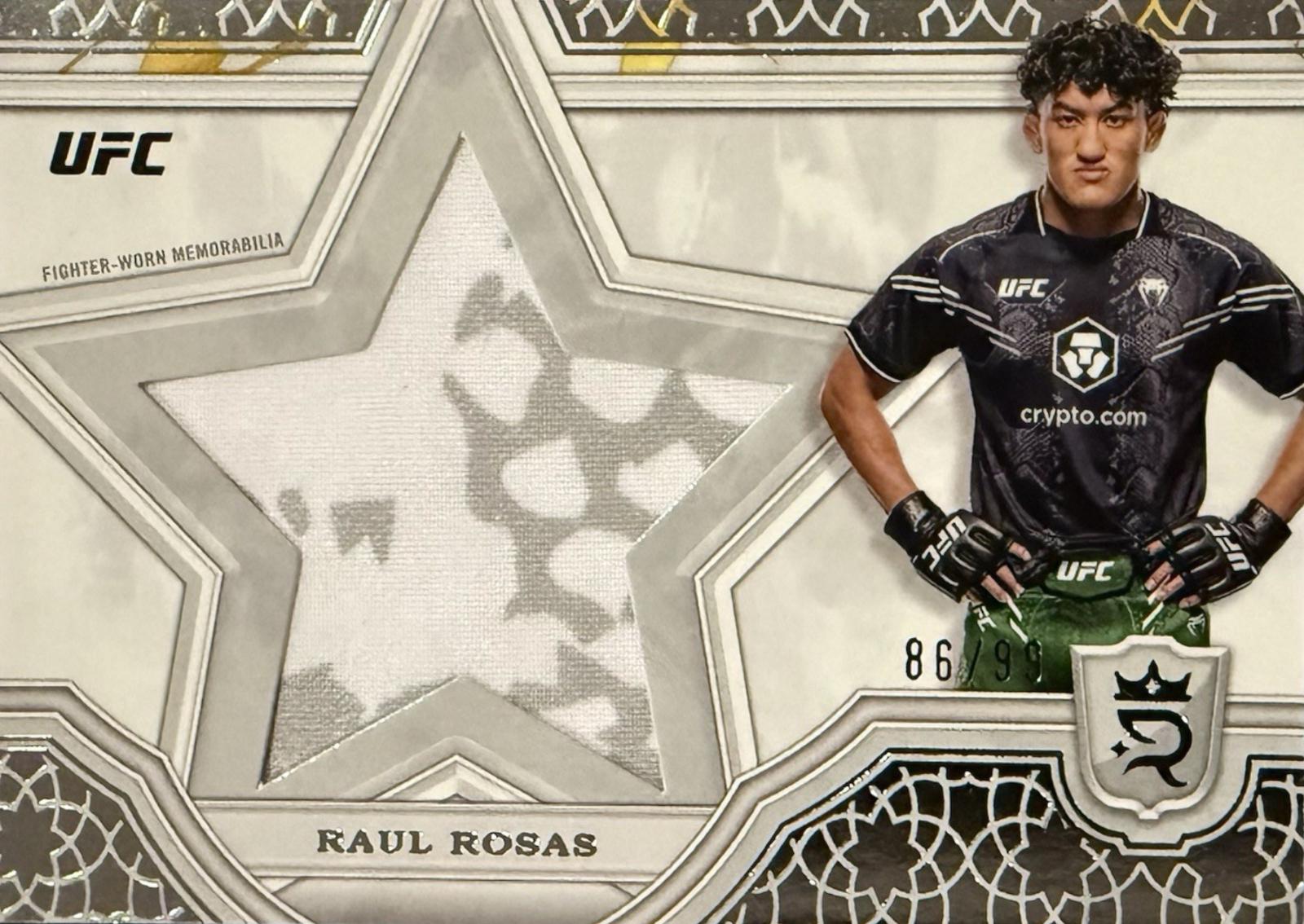 Raul Rosas #SRR-37 Ufc Cards 2024 Topps Royalty UFC Star Relic